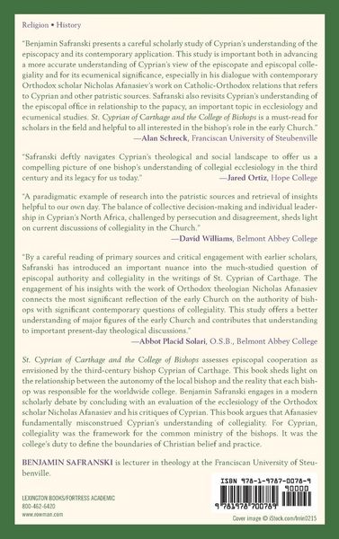Produktbild: St. Cyprian of Carthage and the College of Bishops