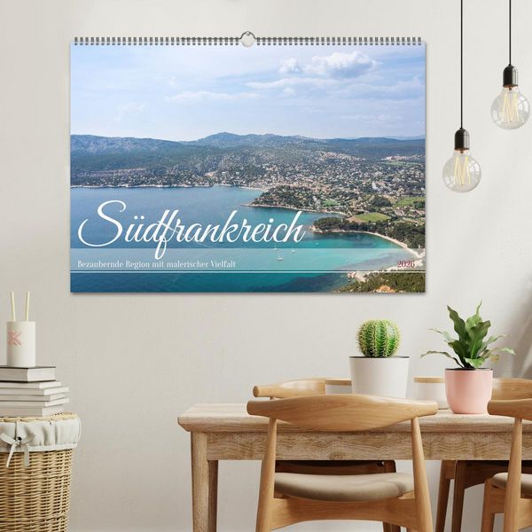 Produktbild: S&uuml;dfrankreich - Bezaubernde Region mit malerischer Vielfalt (Wandkalender 2026 DIN A2 quer), CALVENDO Monatskalender