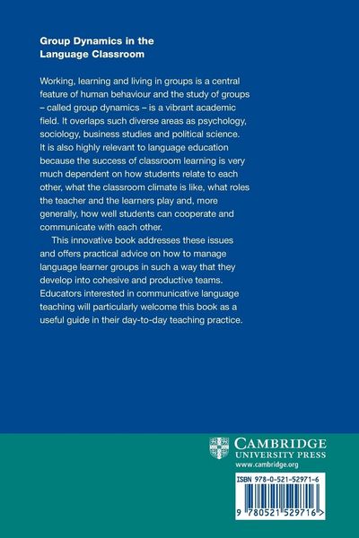 Produktbild: Group Dynamics in the Language Classroom