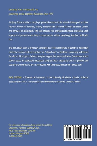 Produktbild: Unifying Ethics