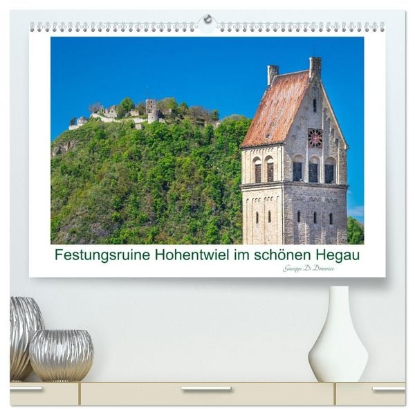Produktbild: Festungsruine Hohentwiel im sch&ouml;nen Hegau (hochwertiger Premium Wandkalender 2026 DIN A2 quer), Kunstdruck in Hochglanz