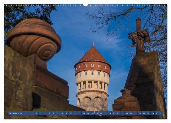 Produktbild: Bad Muskau an der Nei&szlig;e (Wandkalender 2026 DIN A2 quer), CALVENDO Monatskalender