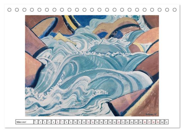 Produktbild: August Babberger (Tischkalender 2027 DIN A5 quer), CALVENDO Monatskalender
