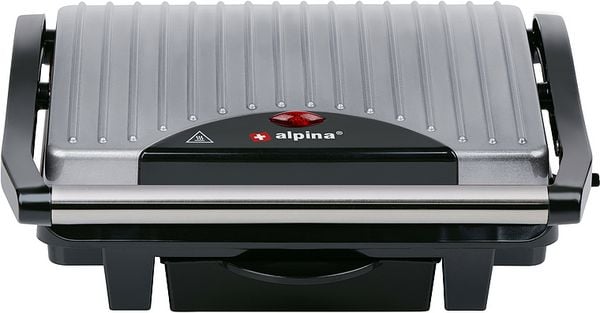 Produktbild: ALPINA Kontaktgrill, 230V, 1000W, Silber
