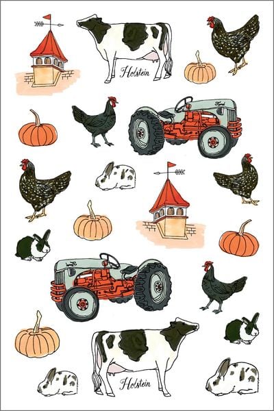 Produktbild: Farm Anatomy Sticker Book