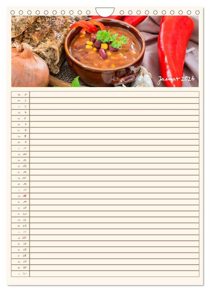 Produktbild: Guten Appetit (Wandkalender 2026 DIN A4 hoch), CALVENDO Monatskalender