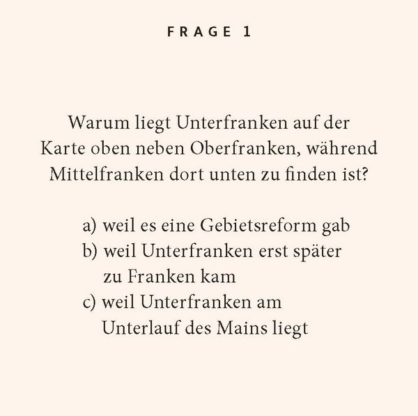 Produktbild: Unterfranken-Quiz