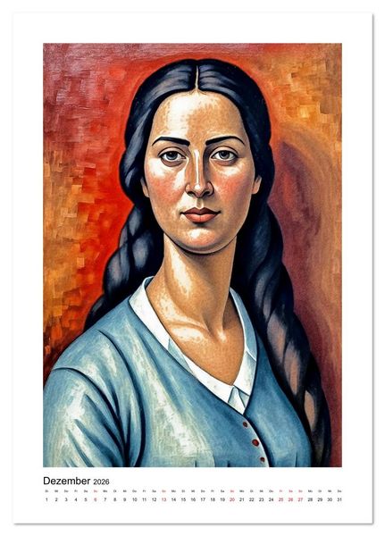 Produktbild: Expressionistische Ans&auml;tze in der Kunst der Moderne (Tischkalender 2026 DIN A5 hoch), CALVENDO Monatskalender