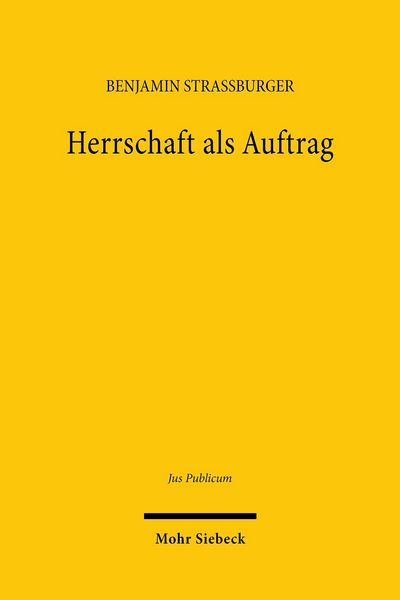 Produktbild: Herrschaft als Auftrag
