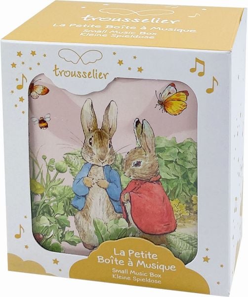 Produktbild: TROUSSELIER - Musikspieldose mit Schublade Peter Hase, Karotte