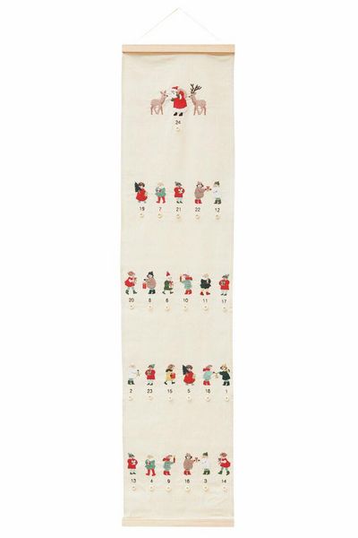 Produktbild: Stickpackung Vorgezeichnet, Adventskalender Kinder