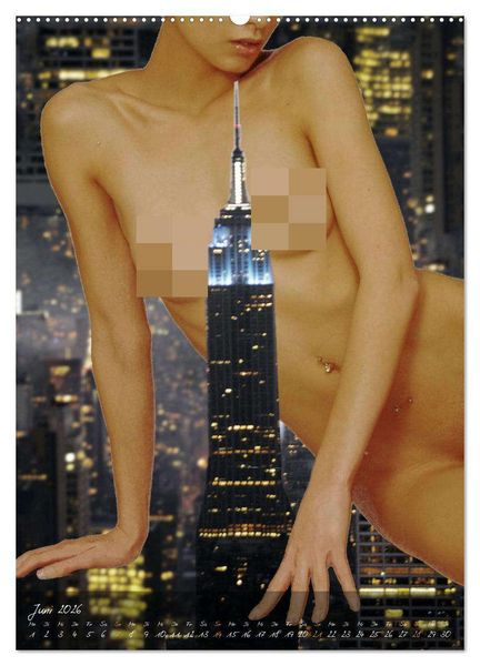 Produktbild: Big Apple Akt (hochwertiger Premium Wandkalender 2026 DIN A2 hoch), Kunstdruck in Hochglanz