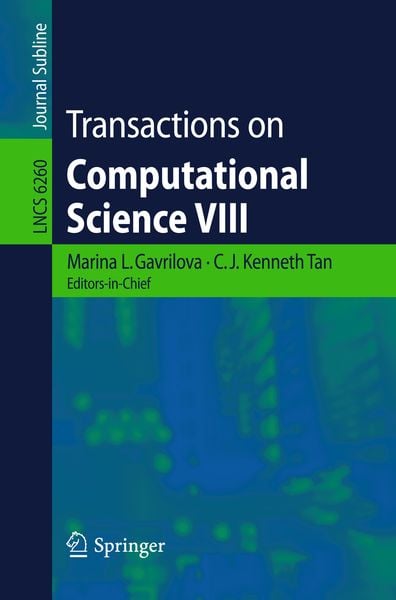 Produktbild: Transactions on Computational Science VIII