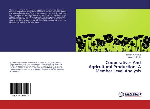 Produktbild: Cooperatives And Agricultural Production: A Member Level Analysis