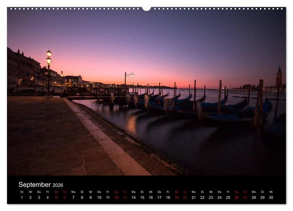 Produktbild: Momenti di Venezia - Venezianische Momente (Wandkalender 2026 DIN A2 quer), CALVENDO Monatskalender