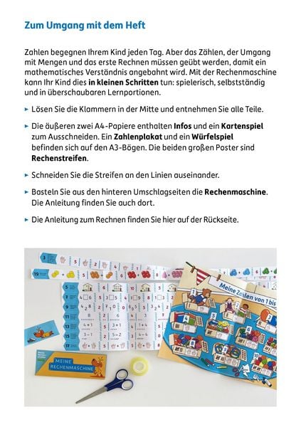 Produktbild: Meine &Uuml;bungsstreifen Rechnen lernen &ndash; 1. Klasse: Zahlen bis 10