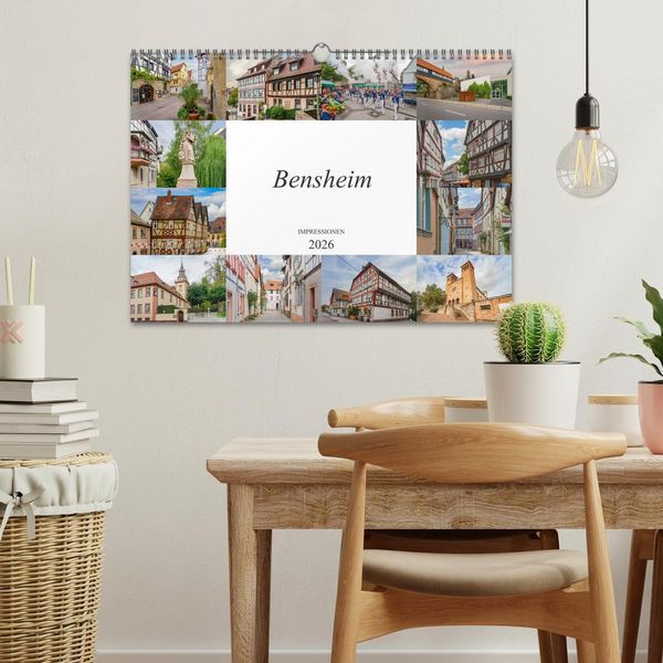 Produktbild: Bensheim Impressionen (Wandkalender 2026 DIN A3 quer), CALVENDO Monatskalender