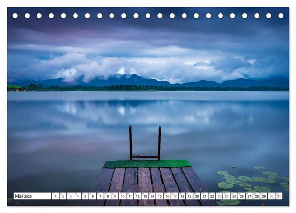 Produktbild: Ein Sommer in den Bayerischen Alpen (Tischkalender 2026 DIN A5 quer), CALVENDO Monatskalender