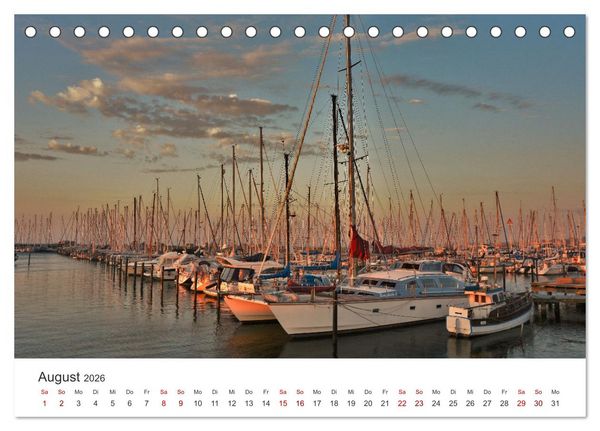Produktbild: Heiligenhafen immer wieder (Tischkalender 2026 DIN A5 quer), CALVENDO Monatskalender