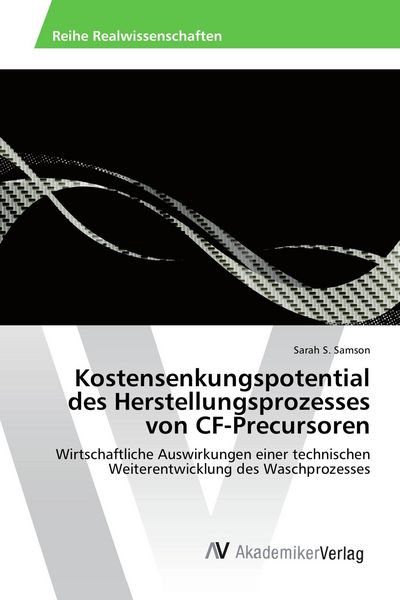 Produktbild: Kostensenkungspotential des Herstellungsprozesses von CF-Precursoren