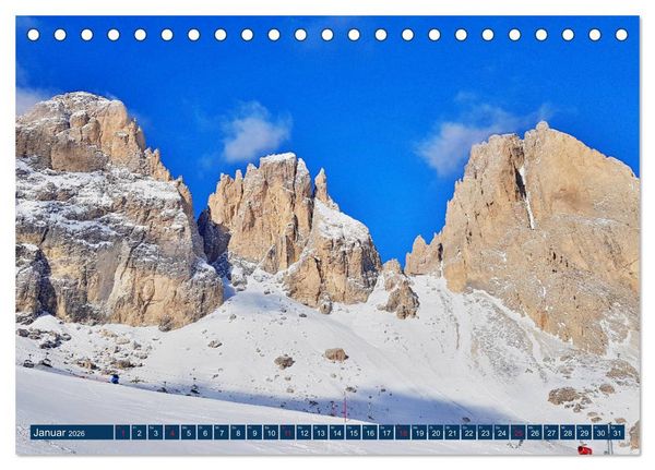 Produktbild: Sella Ronda (Tischkalender 2026 DIN A5 quer), CALVENDO Monatskalender