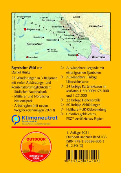 Produktbild: Bayerischer Wald 23 Wanderungen im Nationalpark und in der Arberregion