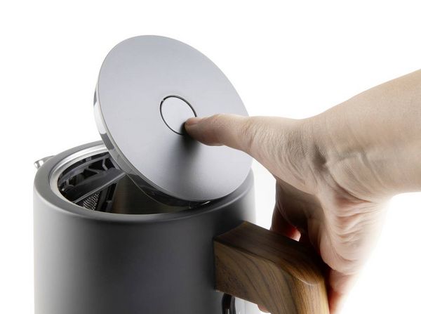 Produktbild: DOMO WASSERKOCHER Wasserkocher Matt Grau Fassungsverm&ouml;gen: 1.7l