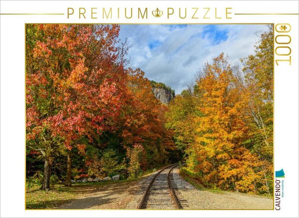 Produktbild: CALVENDO Puzzle Herbstlaub in New Hampshire | 1000 Teile Lege-Gr&ouml;&szlig;e 64x48cm Foto-Puzzle f&uuml;r gl&uuml;ckliche Stunden