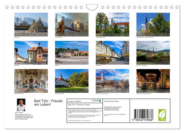 Produktbild: Bad T&ouml;lz - Freude am Leben! (Wandkalender 2026 DIN A4 quer), CALVENDO Monatskalender