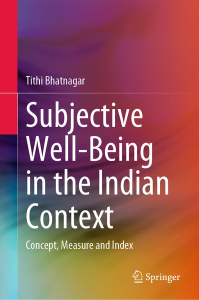 Produktbild: Subjective Well-Being in the Indian Context