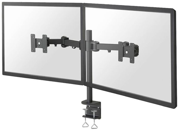 Neomounts FPMA-D960D 2fach Monitor-Tischhalterung 25,4 cm (10') - 68,6 cm (27') Schwarz Neigbar, Schwenkbar, Rotierbar