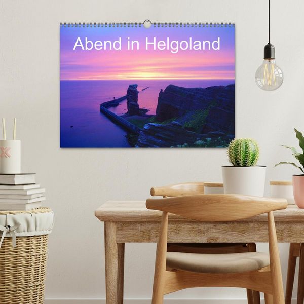 Produktbild: Abend in Helgoland (Wandkalender 2026 DIN A3 quer), CALVENDO Monatskalender
