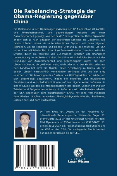 Produktbild: Die Rebalancing-Strategie der Obama-Regierung gegen&uuml;ber China