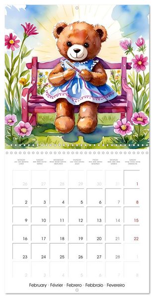 Produktbild: Mr. and Mrs. Fluff (Wall Calendar 2026 12 &times; 12 Inch) CALVENDO 12 Month Wall Calendar
