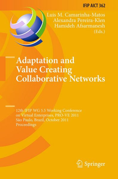 Produktbild: Adaptation and Value Creating Collaborative Networks