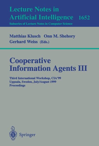 Produktbild: Cooperative Information Agents III