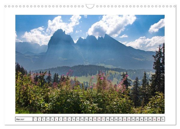 Produktbild: &Uuml;ber dem Gr&ouml;dnertal (Wandkalender 2027 DIN A3 quer), CALVENDO Monatskalender