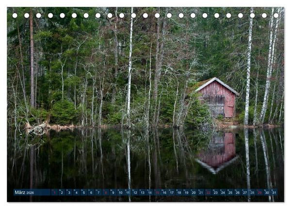 Produktbild: Suomi &ndash; Finnland (Tischkalender 2026 DIN A5 quer), CALVENDO Monatskalender