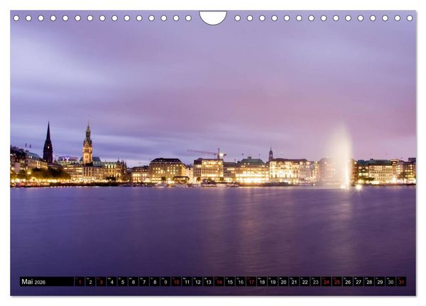 Produktbild: Hamburg - Alster (Wandkalender 2026 DIN A4 quer), CALVENDO Monatskalender