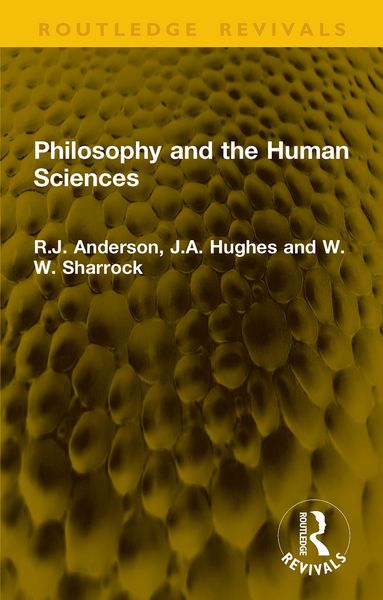 Produktbild: Philosophy and the Human Sciences