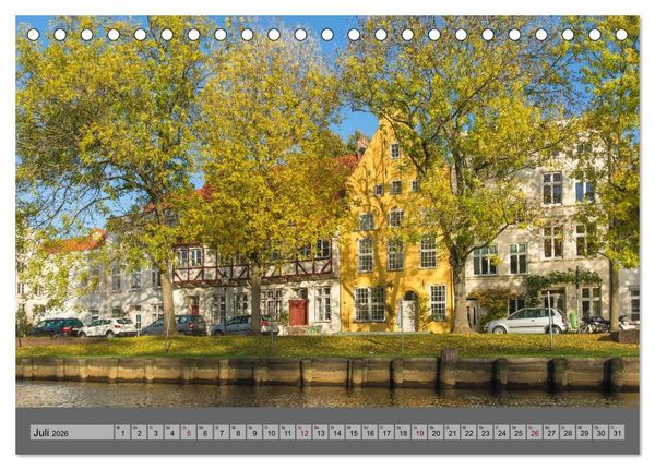 Produktbild: Ansichten der L&uuml;becker Altstadtinsel (Tischkalender 2026 DIN A5 quer), CALVENDO Monatskalender