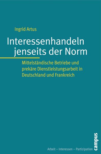 Produktbild: Interessenhandeln jenseits der Norm