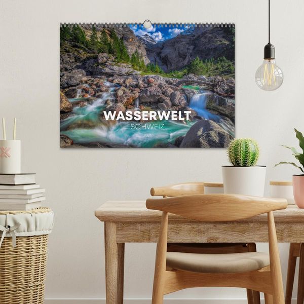 Produktbild: Wasserwelt Schweiz (Wandkalender 2026 DIN A3 quer), CALVENDO Monatskalender