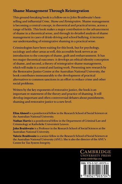 Produktbild: Shame Management Through Reintegration