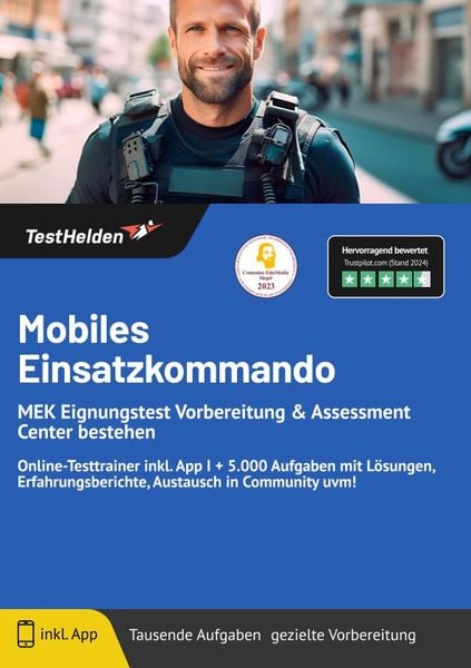Produktbild: Mobiles Einsatzkommando: MEK Eignungstest Vorbereitung & Assessment Center beste