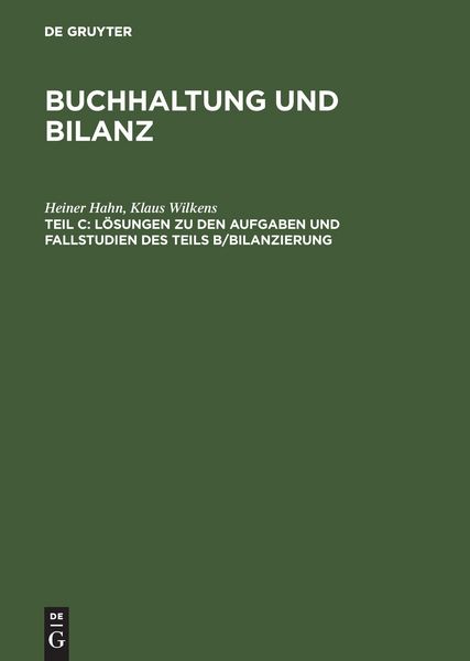 Produktbild: Wilkens, K: L&ouml;sungen zu den Aufgaben und Fallstudien des Tei