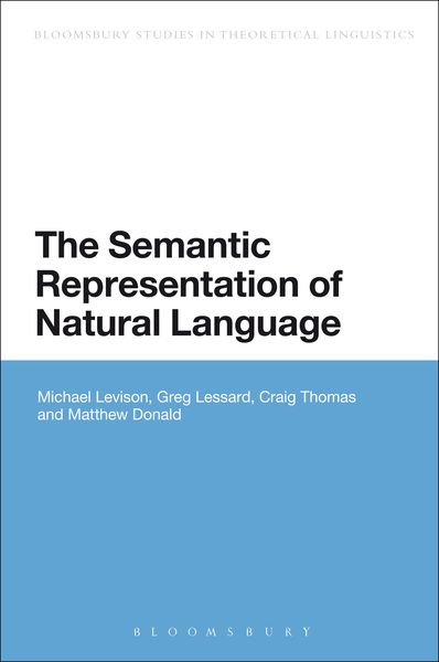 Produktbild: The Semantic Representation of Natural Language