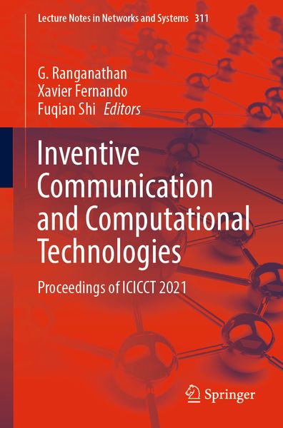 Produktbild: Inventive Communication and Computational Technologies