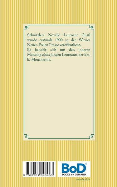 Produktbild: Leutnant Gustl
