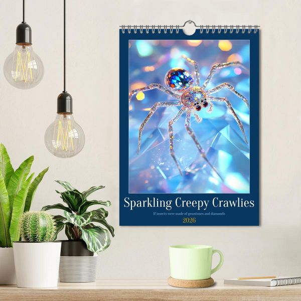 Produktbild: Sparkeling Creepy Crawlies (Wall Calendar 2026 DIN A4 portrait), CALVENDO 12 Month Wall Calendar